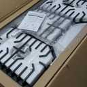 AMZCHEF 30 inch Gas Cooktop with 5 Made in Italy SABAF Power Burners.Max 48,300 BTU/hr Built-in Gas Stove top of 304 Stainless steel,NG/LPG Convertible, ETL.