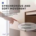 6 Pair 21 Inch (533mm) Undermount Soft Close Drawer Slides, 21 Inch-6 Set