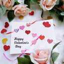 3 x 600 Pcs 3 Sizes 4 Colors Assorted Heart Stickers Self Adhesive Foam Hearts Valentine Heart Shaped Decals in Glitter and Matte Red Pink White Light Pink for Valentine's Day Crafts Dcor