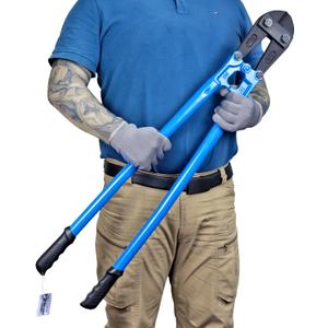 36 IN Bolt Cutter with Drop Forged Cr-Mo Alloy Steel Blades,with Ergonomic Handle,Heavy Duty Metal Cutter for Rebars, Chains, Locks, Wires, Bolts, Fence.