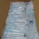 JOLLY PARTY 100 Pack 20mL Syringes, Plastic Syringes with Catheter Tip and Cap, Individually Sealed Feeding Syringe For Dogs, Measuring Syringe For Liquid, Scientific Labs, Refilling, Dispensing