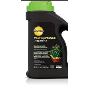 Miracle-Gro Performance Organics Raised Bed Plant Nutrition Granules - Plant Food with Natural & Organic Ingredients, for Vegetables, Fruits, Herbs and Flowers in Raised Beds, 2.5 lbs. (Pack of 1)