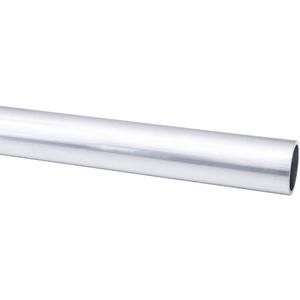6061 Aluminum Tubing, 1" OD Seamless Aluminum Round Tube, 0.12" Wall x 10" Length Metal Straight Pipe for Diy, Industry, Decoration, 1Pcs
