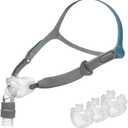 3B Medical Rio II Nasal Pillow Mask Starter Pack (Small, Medium, Large), Clear