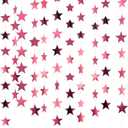 Patelai Glitter Star Garland Banner 2026 Party Decor 130 Feet Star Hanging Banner Twinkle Backdrop for Graduation Birthday Classroom Wedding Supplies(Rose Pink)