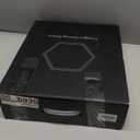 PHOENANCEE Hexagon Floating Shelves,Honeycomb Shelf Set of 5,Octagon Shelves Wall Mounted Hanging Storage Cube Wood for Bathroom Kitchen Bedroom Living Room Office Home