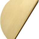 CALIDAKA 4pcs 3.9inch Half Moon Drawer Pull Handles Dresser Pulls Cabinet Handle,Brushed Gold Semicircle Half Moon Dresser Drawer Knob Pull Handles for Kitchen,Cabinetry,Book Cabinet