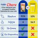 INABA Churu Cat Treats, Lickable, Squeezable Creamy Pure Cat Treat with Green Tea Extract & Taurine, 0.5 Ounces Each Tube, 40 Tubes, Chicken Variety Box (EXP 09/13/26)