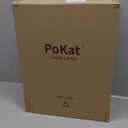 PoKat 23.5'' Table Lamps Set of 2 for Bedroom, Farmhouse Nightstand Lamps for Living Room, Rustic Bedside Lamps with Linen Lampshade for Side Table Office Hallway Entryway Dark Wood-Like (Brown)