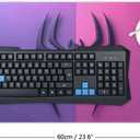 Spider Mouse Pad Gaming Large Extended Computer Mouse Mat Keyboard Full Desk Mousepad for Gaming, Office, Home 11.8x23.6 Inch (Colour-18)