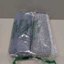 Kitinjoy Indoor Outdoor Door Mat, 32x20 Non-Slip Absorbent Dirt Trapper, Low-Profile Washable Inside Entrance Front Floor Mat, Sturdy Soft Entry Doormats for Entryway, Light Blue