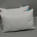 Oubonun 12 x 20 Throw Pillow Inserts - Soft, Plush & Decorative Down Alternative Pillows for Couch Sofa Bed, Machine Washable - White, Pack of 2