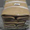 UBBCARE Set of 4 Storage Basket-12 X 12 X 12 in, Cotton Rope Basket for Shelves, Toys, Book, Cube Storage Bins with Handles, Woven Storage Basket for Organizing, Brown