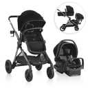 Pivot Xpand Modular Travel System with LiteMax Infant Car Seat with Anti-Rebound Bar, EXP: 2030/09/03 (Ayrshire Black)