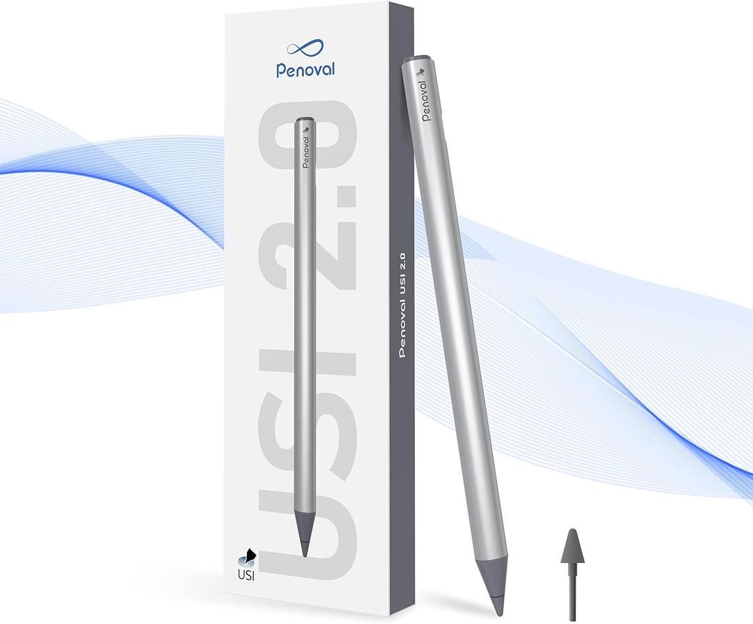 Penoval USI2.0 Stylus Pen for Chromebooks - 4096 Levels Pressure for Lenovo, ASUS, HP Chrome Devices & Google Pixel Tablet