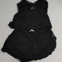 Avidlove Womens Sleepwear Lace Pajamas Cami PJS Set Pajama Set for Women (Large, 1-black)