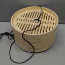 Joyce Chen 2-Tier Bamboo Steamer Baskets, 12-Inch