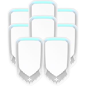 2026 Upgraded Air Ionizers for Home, 8 Pack Negative Ion Air Purifier Plug In, Whisper-Quiet Dust Mites Killer & Odor Eliminator for Bathroom, Bedroom, Kitchen, Pet Areas, Filterless
