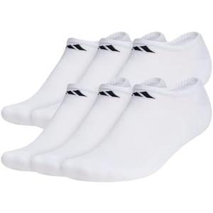 adidas Men's Athletic Cushioned No Show Socks (3 Pairs) Durable & Comfortable