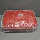 HCORA Faux Fur King Size Sheets Set, Luxury Soft Fleece Bed Sheets, Fluffy Plush Velvet Sheets Fuzzy Bedding Sheets for Fall and Winter, Cozy Warm, No Shedding, 4PC (01# Christmas)