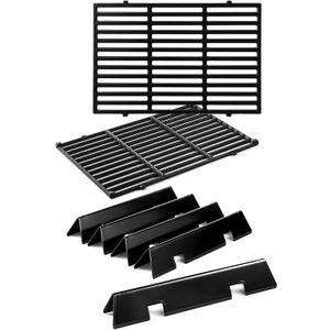 Spirit Grill Replacement Parts 7638 Grates 7636 Flavorizer Bars for Weber Spirit and Spirit II 300 Series Grills with Front Mount Controls E-310 E320 E330 S310 S320 S330 SP310 SP320 SP330 II E-310