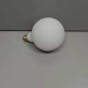 LED Large Globe Oversized Bulb D5.9' G47/ G150 7W=60W E26 Dim to Warm 2000K-2800K High Color Accuracy CRI95 Flick-Free Matt Opal Porcelain White 600LM (1-Pack)