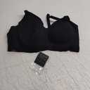 Vertvie Womens Seamless Bra No Underwire Comfort Push Up Bras Buttery Soft Wireless Bralette Full Coverage Sport Everyday Bra (Medium, Black)