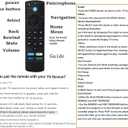 Remote Replacement Control Fit for tv 4.6.1 2029