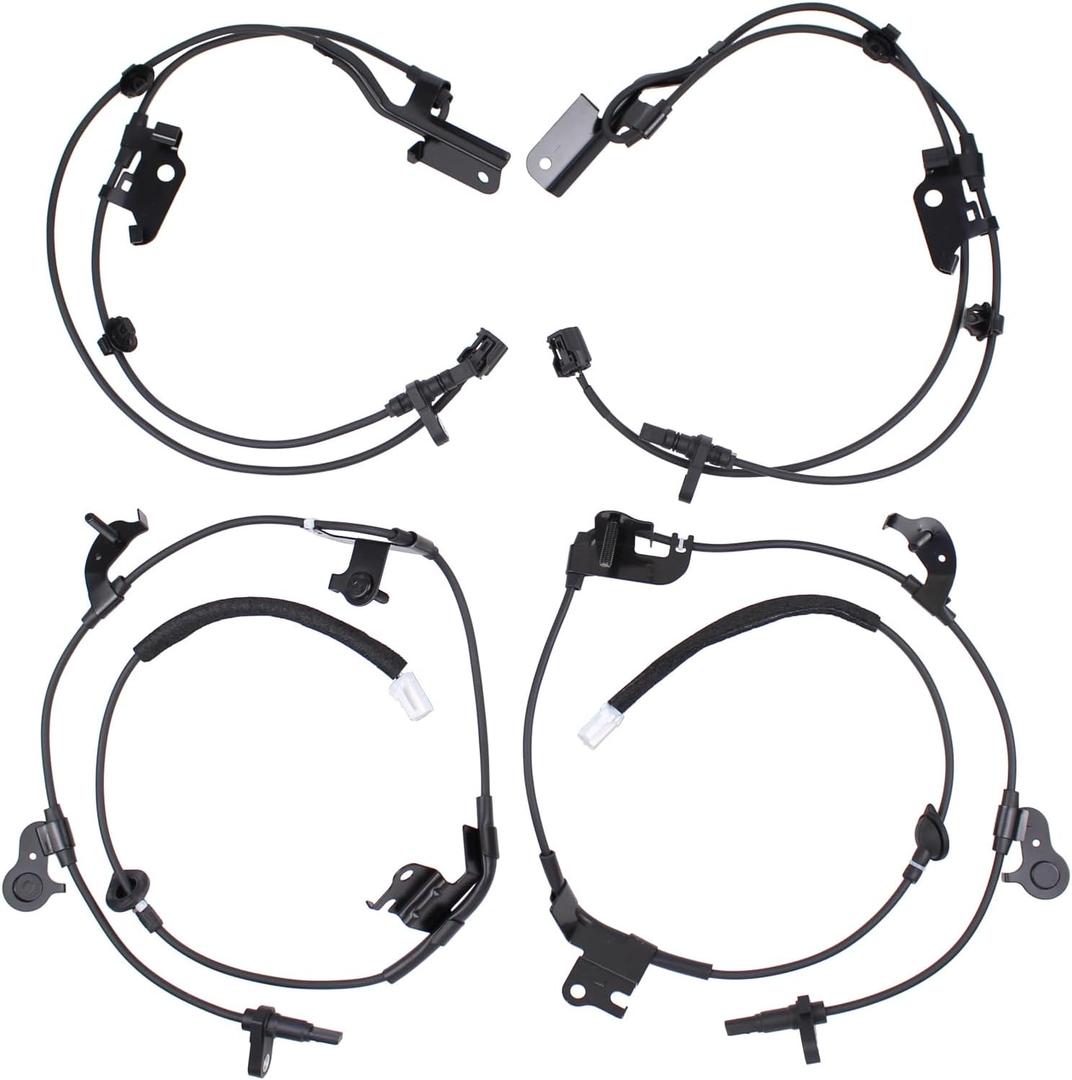 MOTOKU Front Rear ABS Wheel Speed Sensors Set for Toyota RAV4 4WD 2006-2012