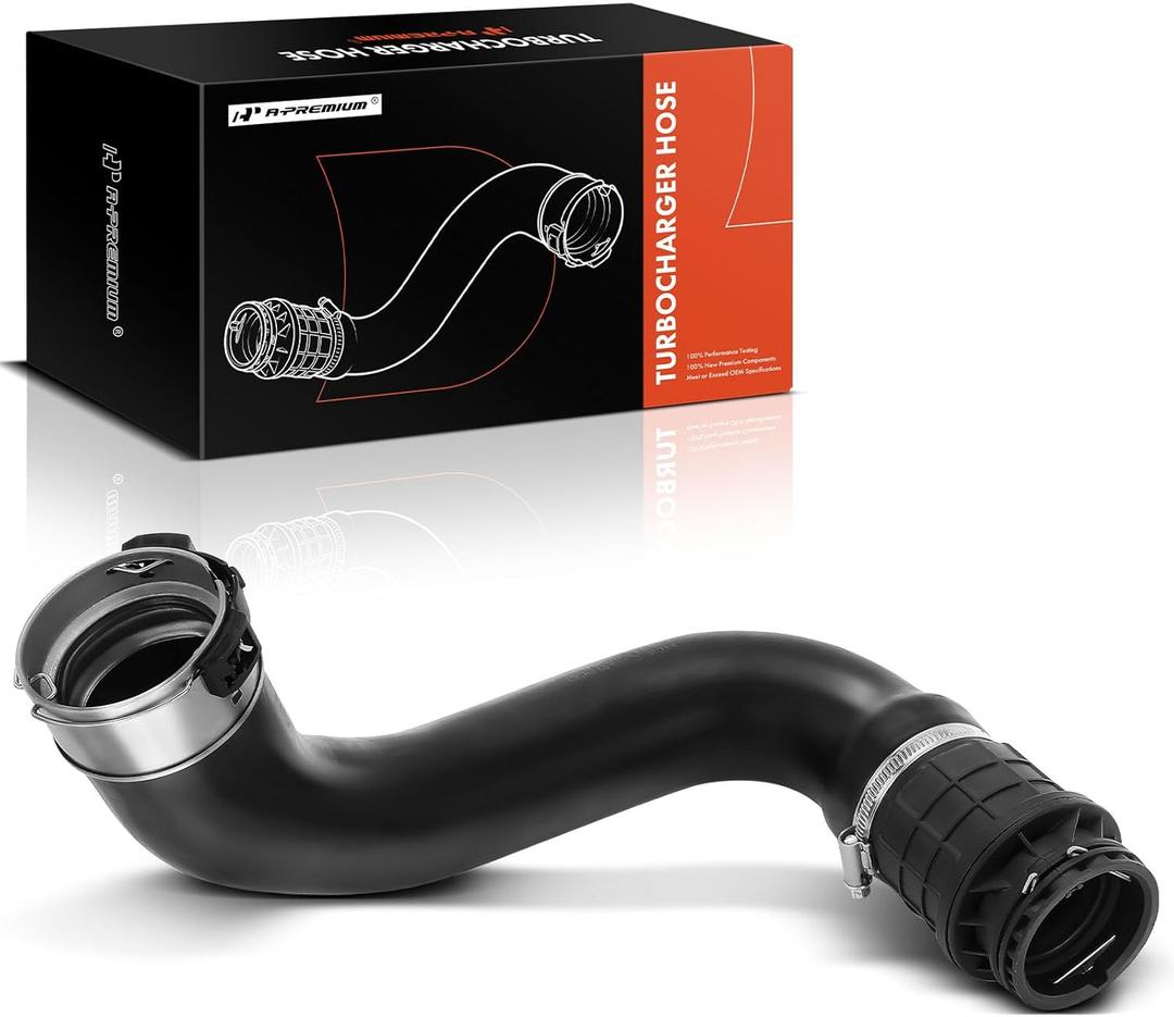 A-Premium Turbocharger Intercooler Hose Compatible with Chevy Chevrolet Cruze 2016 2017 2018 2019, L4 1.4L Turbocharged, Replace# 13374646, 42626074