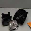 Sunany Inflatable Foot Rest Pillow , Adults Airplane Travel Pillow-Adjustable Height Cushions,for Kids to Sleep While Traveling,Suitable for Office, Home and Any TravelBlack (1 Pack)