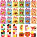 Capoda 18 Sets Food Themed Air Dry Clay Kit for Kids Fast Food Craft Kit Gifts DIY Modeling Clay Art Crafts Set for Kids Party Favors School Prizes Classroom Exchange Gift Toys Fun Activities