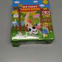 Farm Busy Book for Toddlers 1-3, Busy Board Montessori Toys for 1 Year Old Boys Girls Gifts, Educational Quiet Activity Book with Life Skills, Sensory Toys for Toddlers Baby