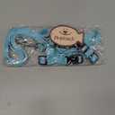 PUPTECK Adjustable Cat Harness and Leash Set Escape Proof Kitten Strap Collar for Walking Travel, Sky Blue, M