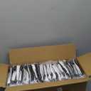 450 Black Plastic Cutlery Packets - Knife, Fork, Spoon, Napkin, Salt, Pepper Sets | Individually Wrapped Silverware Kits, Disposable Bulk To-Go Utensils