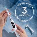 Oral-B iO Series Ultimate Clean Electric Toothbrush Replacement Brush Heads for an Oral-B Electric Toothbrush, 2 Count, White