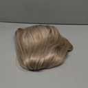 morvally Long Wavy Wig with Bangs for Women Heat Resistant Synthetic Hair Natural Looking for Daily Use (Mix Ash Blonde)