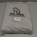 BFS HOME Linen Duvet Cover Queen Size - Soft Breathable Cotton Linen Blend, 3-Pieces Bedding Set with 2 Pillowcases, Stonewashed Texture, Khaki, All-Season Comfort