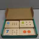 Wooden Montessori Number Blocks for Toddlers, Counting Peg Board for Kids Age 3 4 5,Preschool Learning Toys,Ideal for Kids 3 4 5 Years Old