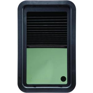 Thin Shade Complete Window Kit Replacement for Lippert, Compatible with Lippert RV Entry Doors, Black