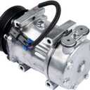 Air Conditioner AC Compressor with Clutch F696001122 Replacement for Kenworth C500 K100E T2000 T300 T600A T680 T800 T880 W900 AKWH