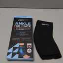Ankle Compression Sleeve for Achilles Tendonitis Relief, Ankle Ice Pack Wrap, Foot Brace Sprained Ankle Support for Women and Men, Freeze Cold Packs for Plantar Fasciitis, L-XL