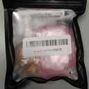 Clear Case for AirPods Pro 3 Case Cover with Safety Lock,Soft TPU Cover with Phone Stand & Cleaning Kit,Cute Bling Keychain for Women Girls-Clear Pink