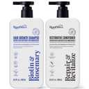 Hair Growth Shampoo and Conditioner Set - Rosemary & Biotin Shampoo and Conditioner for Hair Thickening - Botanical Boost for a Healthy Scalp, Hair Growth and Strengthen