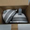 LEVERLOC Grab Bars for Bathtubs and Showers 2 Pack Suction Grab Bar, Heavy Duty 12 Inch Shower Handle Removable Bath Handrails for Seniors and Elderly, Bathroom Safety Grip No Drilling Waterproof Grey (Gray)