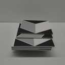 12Pack Acoustic Panels, Self-Adhesive Sound Proof Panels for Walls, Decorative 3D Textured Printing Sound Dampening Panels Sound Absorption Tiles for Studio, Office, Home, 12120.4", Black and White