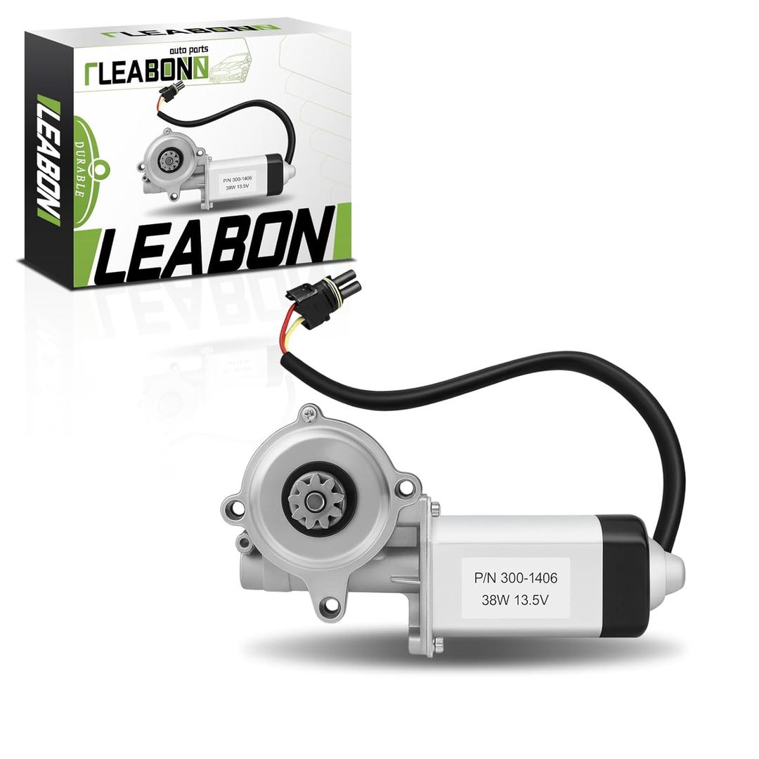 RV Entry Step Motor 300-1406 Compatible with Kwikee Lippert RV Steps Motorhome Coach Toyhauler, LCI Frigette Stromberg Carlson, Replaces 301695 369506 1820124 SP-163669 SP-1636669 RV Step Motor
