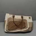 LOVEVOOK Teacher Tote Bag for Women Work, Laptop Bag With Large Cup Holder, Nurse Bags Professional Briefcase Business Computer Purses Handbag,Khaki-Beige-Coffee,15.6 Inch