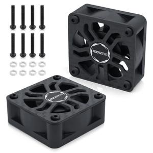 Surpass Hobby 2 Pack 30mm RC Cooling Fans,27000 High RPM RC Car Motor Fan for 1/8 1/10 RC Car Truck Truggy (Without Motor Heatsink) Black