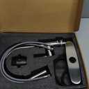 Kitchen Faucet with Pull Down Sprayer SUS304 Stainless Steel High Arc Brushed Nickel Pull Out Kitchen Sink Faucets Utility Laundry Farmhouse Camper Rv Modern for 1 or 3 Hole Sink, KF1-BN